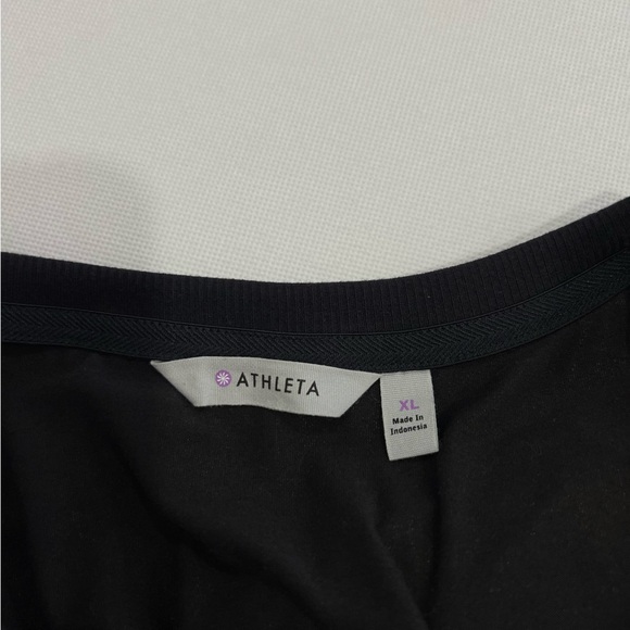 Athleta Topanga Tee Dress Size XL Bottom Side Ruching - Picture 3 of 10